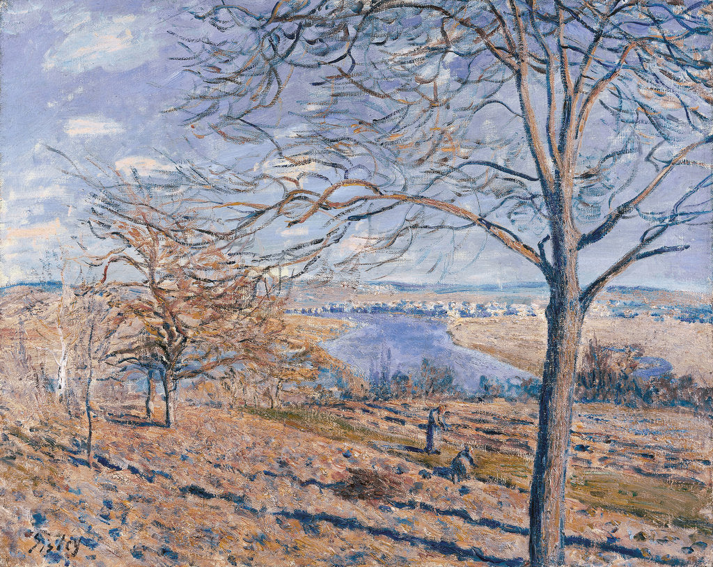 Detail of Banks of the Loing - Autumn Effect, 1881 by Alfred Sisley