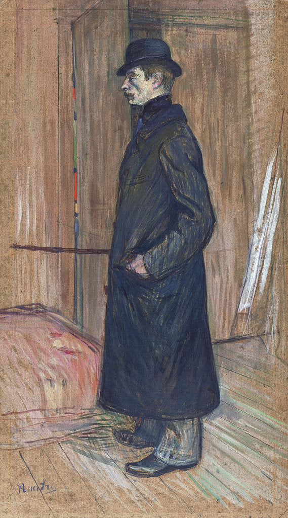 Detail of Gaston Bonnefoy, 1891 by Henri de Toulouse-Lautrec