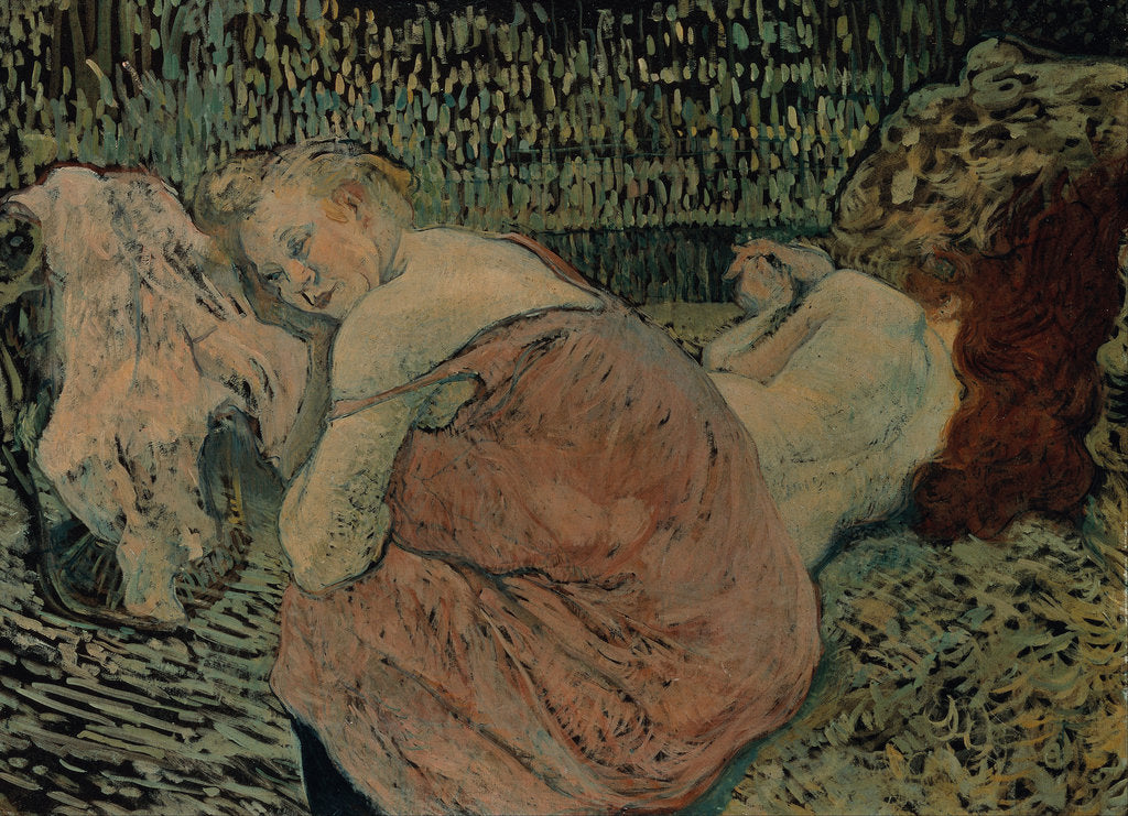 Detail of Two Friends, 1895 by Henri de Toulouse-Lautrec
