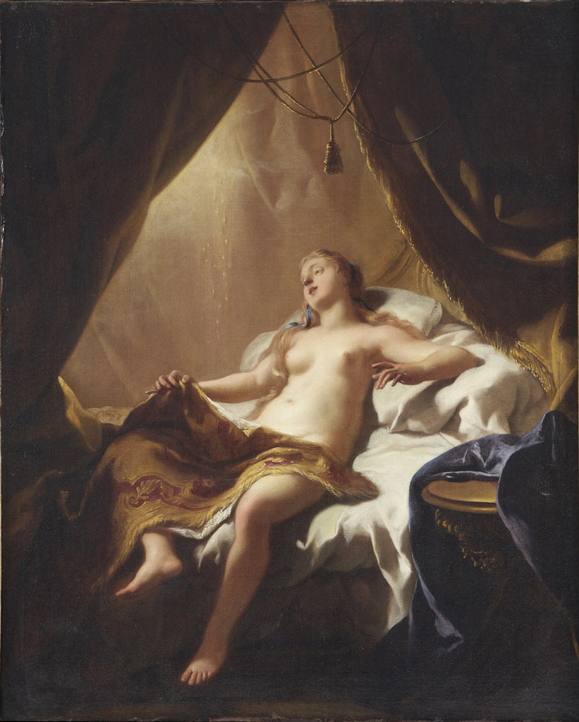 Detail of Danae by Jean-François de Troy