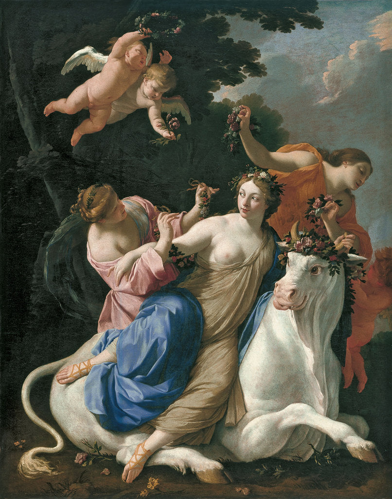 Detail of The Rape of Europa, c. 1640 by Simon Vouet