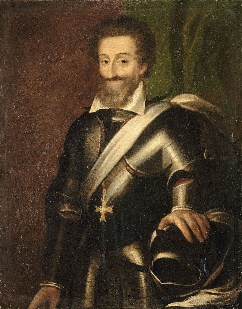 Detail of King Henry IV of France, Early 17th cen by Anonymous