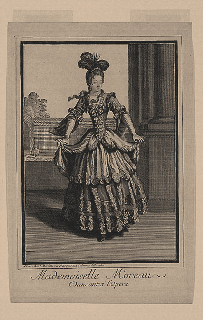 Detail of Françoise Fanchon Moreau, End of 17th cen by Anonymous