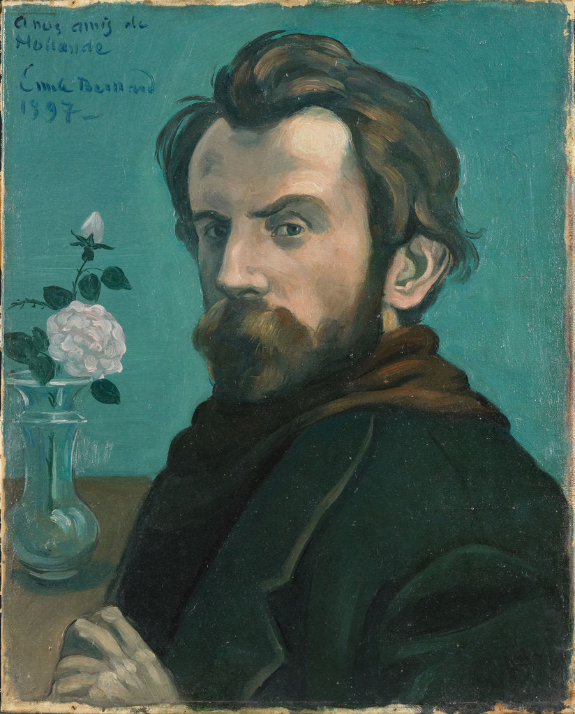 Detail of Self-Portrait, 1897 by Émile Bernard