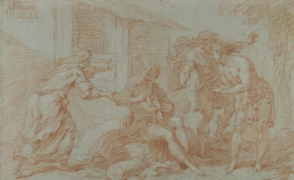 Sokrates Taking The Poison Cup posters & prints by Louis de Boullogne