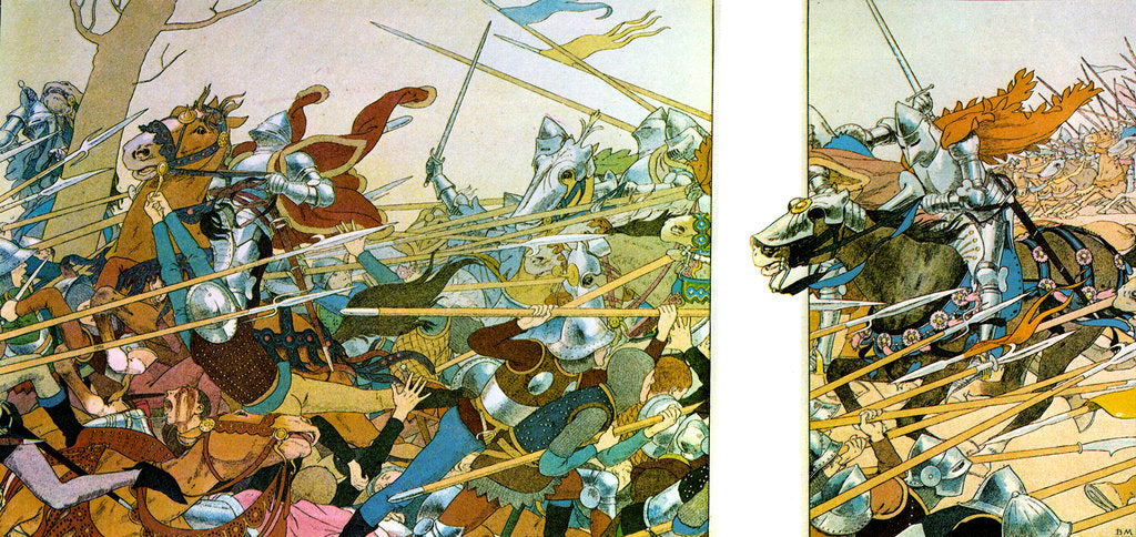 Detail of Illustration to the book La Vie de Jeanne d?Arc, 1896 by Maurice Boutet de Monvel