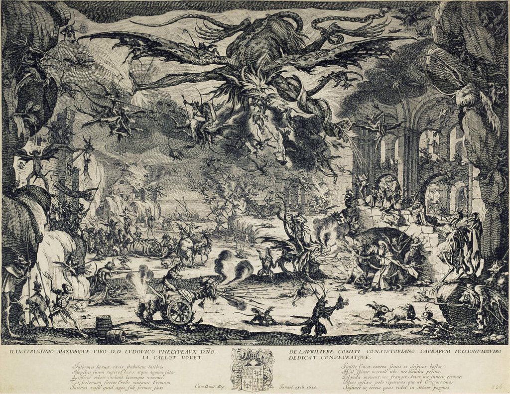Detail of The Temptation of Saint Anthony, 1635 by Jacques Callot