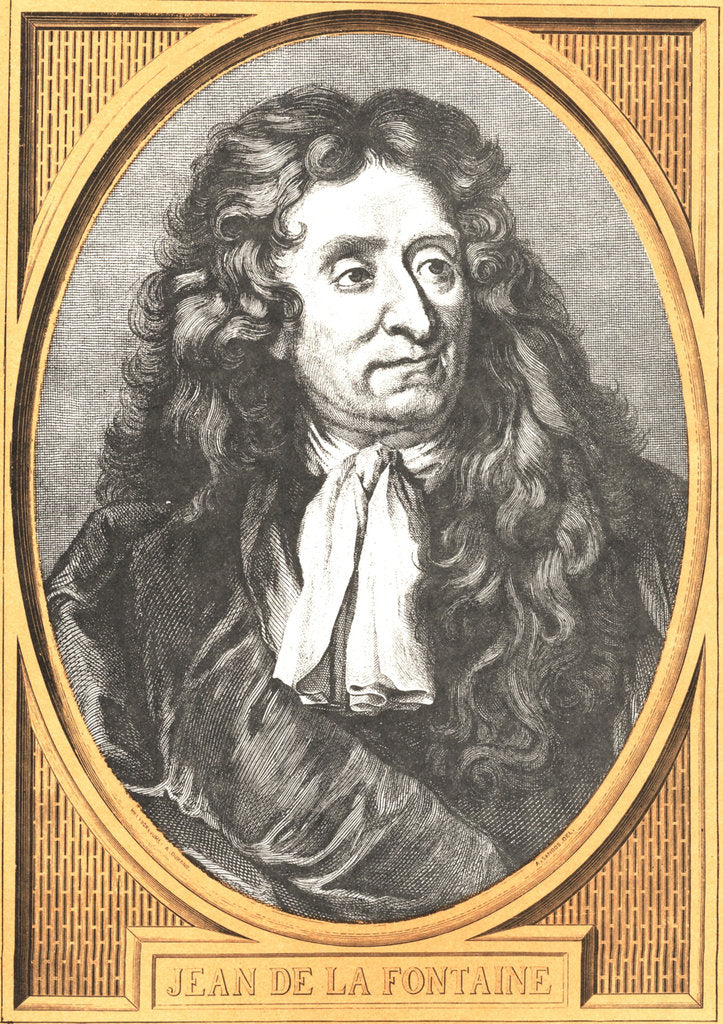 Detail of Jean de La Fontaine by Gustave Doré