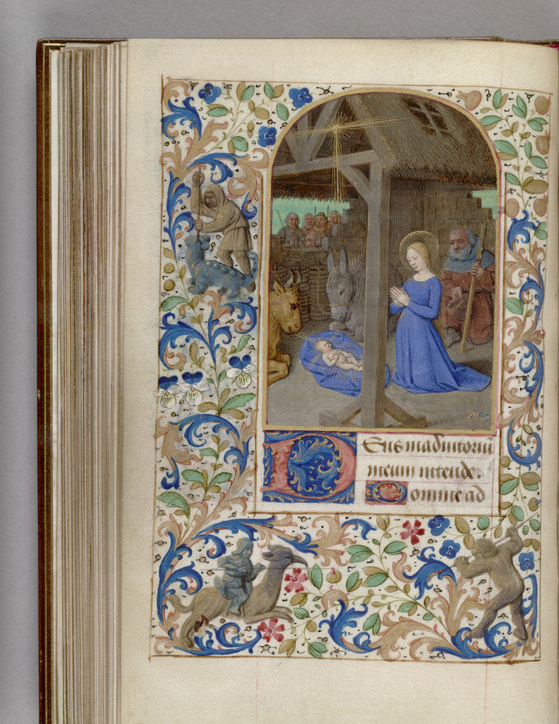 Detail of Nativity (Book of Hours), 1450-1499 by Jean Fouquet
