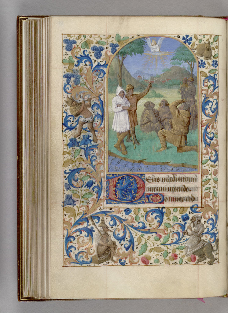 Detail of The Annunciation to the Shepherds (Book of Hours), 1450-1499 by Jean Fouquet