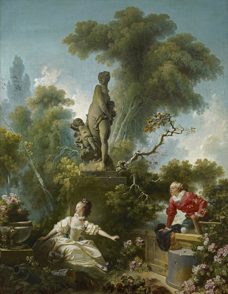 Detail of The Progress of Love: The Meeting, ca 1773 by Jean Honoré Fragonard