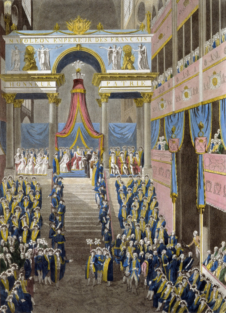 Detail of The Coronation of Napoleon on December 2, 1804 by French Master