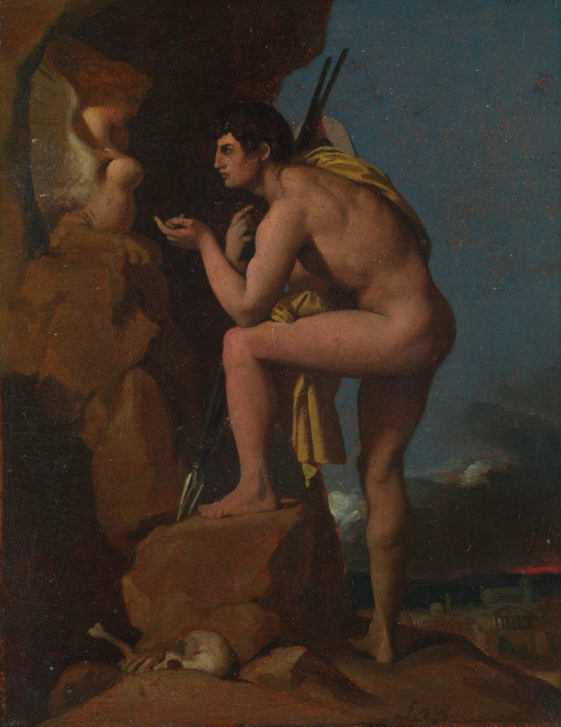 Detail of Oedipus and the Sphinx, c. 1826 by Jean Auguste Dominique Ingres