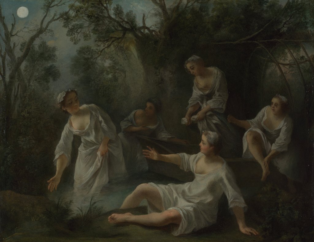 Detail of The Four Times of Day: Evening, c. 1740 by Nicolas Lancret