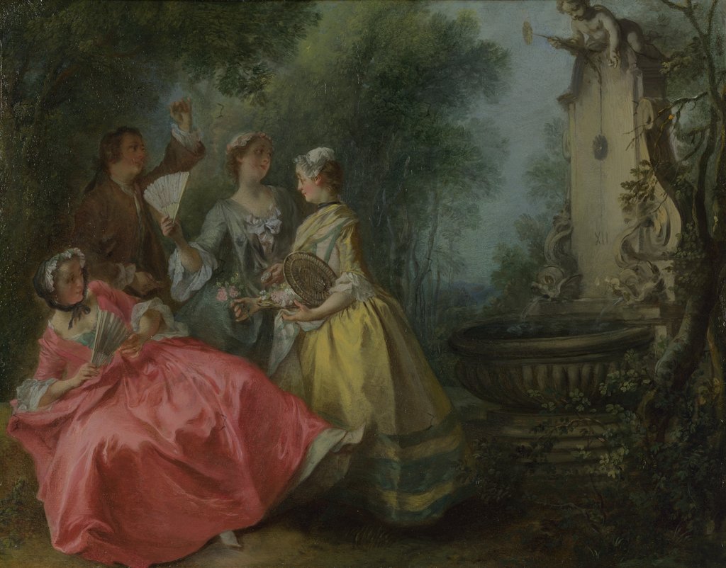 Detail of The Four Times of Day: Midday, c. 1740 by Nicolas Lancret