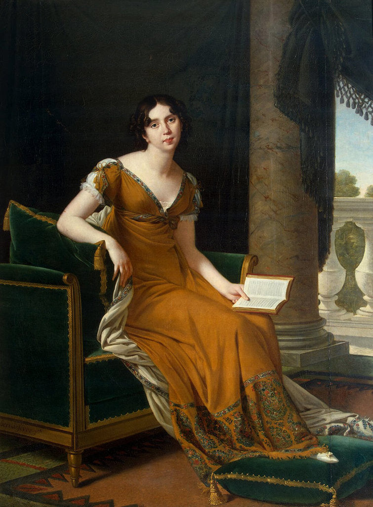 Detail of Portrait of Yelizaveta Demidova, Between 1800 and 1805 by Robert Lefévre