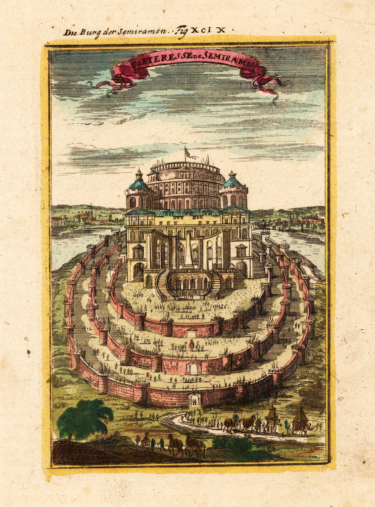 Fortress of Semiramis, 1719 by Alain Manesson Mallet