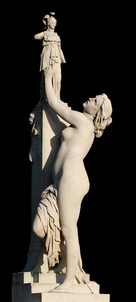 Detail of Cassandra seeking the protection of Pallas, 1877 by Aimé Millet