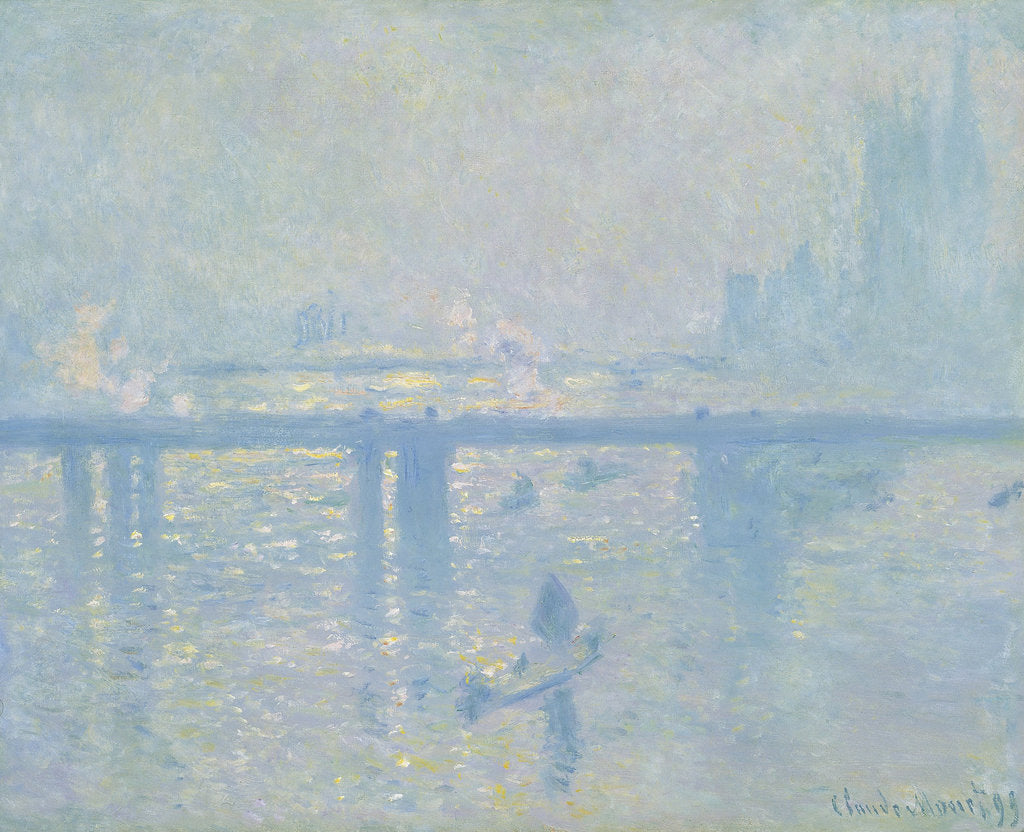 Detail of Charing-Cross Bridge in London, 1899 by Claude Monet