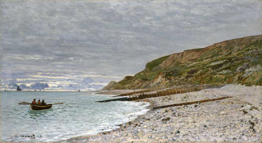 Detail of La Pointe de la HÃ¨ve, Sainte-Adresse by Claude Monet