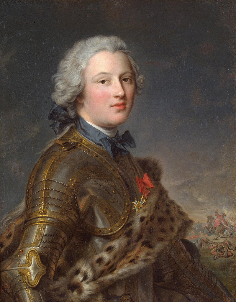 Detail of Portrait of Pierre Victor, baron de Besenval de Brünstatt, Second Half of the 18th cen by Jean-Marc Nattier