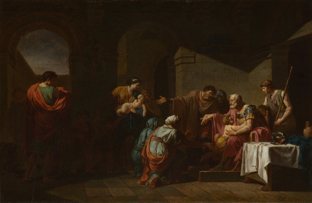 Detail of Belisarius receiving Hospitality from a Peasant, 1779 by Jean-François-Pierre Peyron