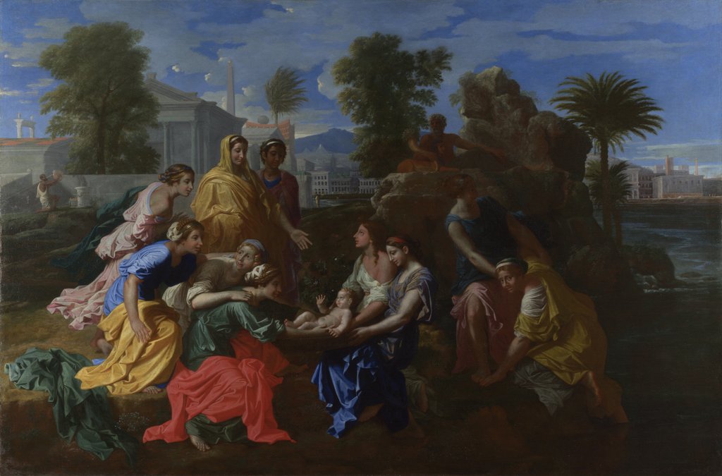 Detail of The Finding of Moses, 1651 by Nicolas Poussin