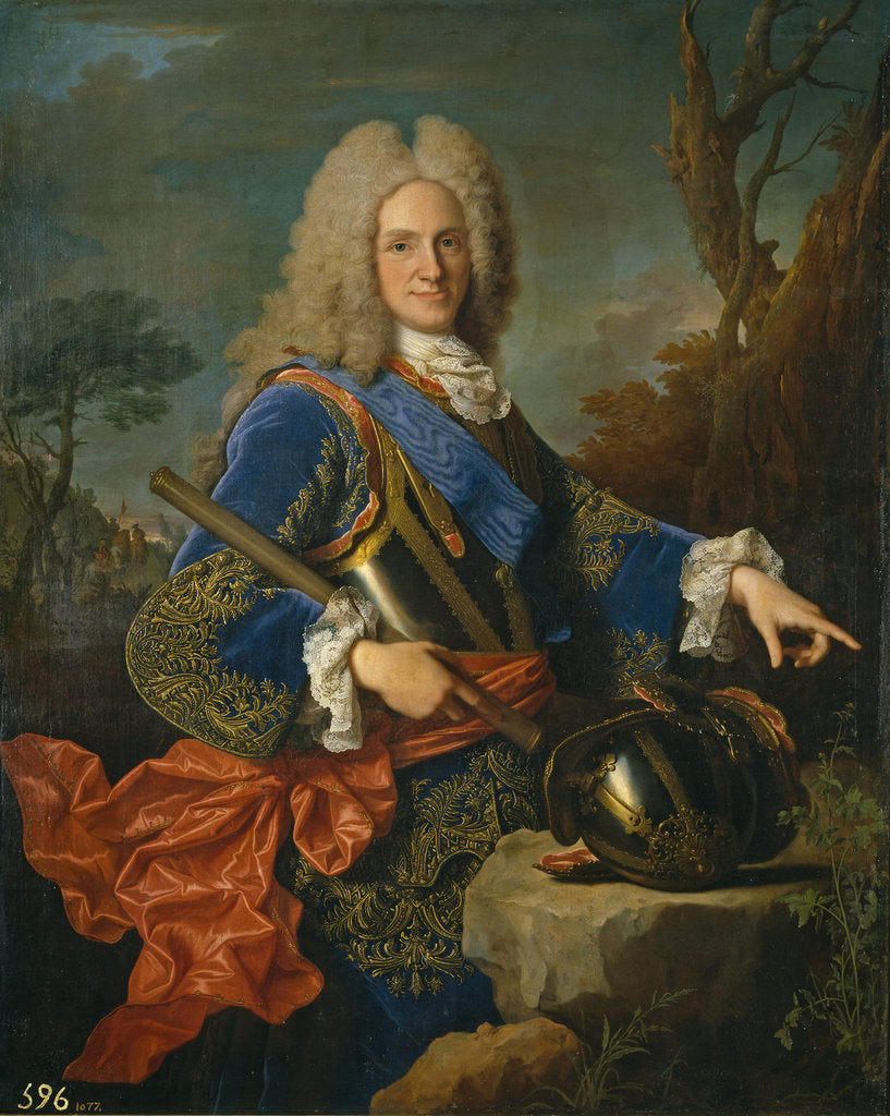 Detail of Portrait of Philip V, King of Spain, 1723 by Jean Ranc