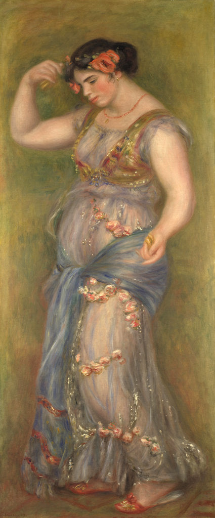 Detail of Dancing Girl with Castanets, 1909 by Pierre Auguste Renoir