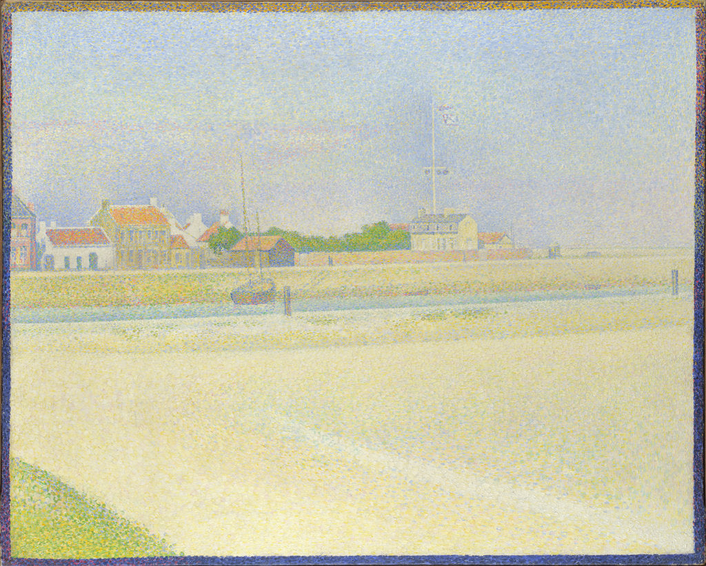 The Channel of Gravelines, Grand Fort-Philippe, 1890 by George Pierre Seurat