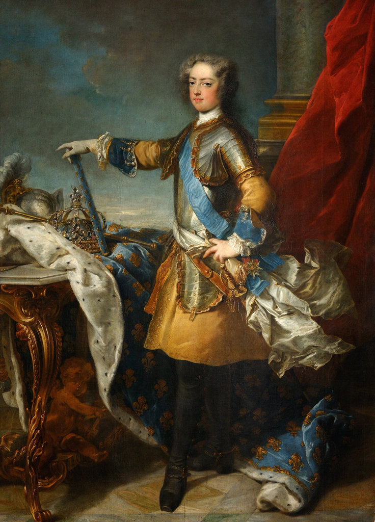 Portrait of the King Louis XV, ca 1723-1724 by Jean Baptiste Van Loo