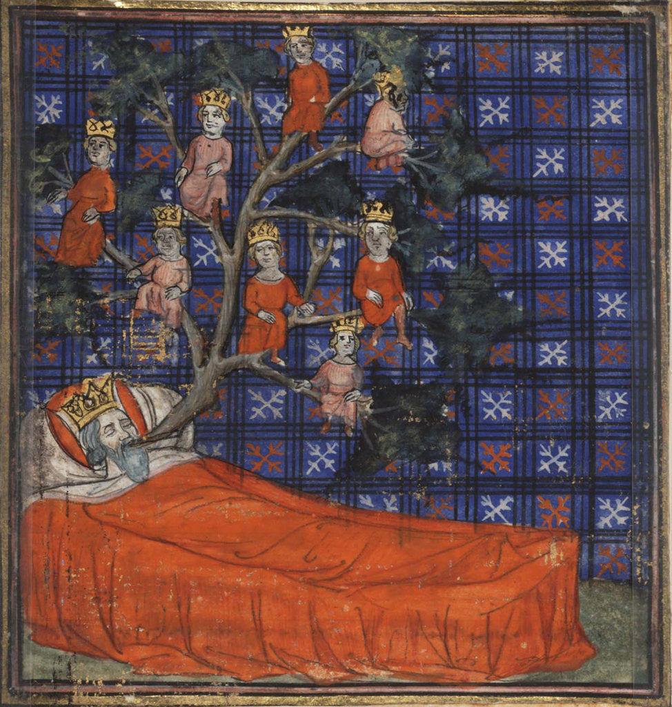 Detail of The Tree of Jesse by Virgil Master