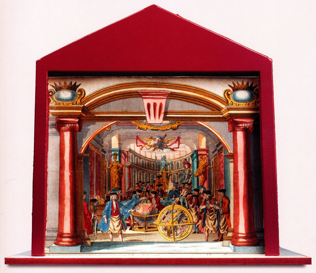 Detail of Diorama: Masonic Germany (The Temple of Masonic Treasures), 1750 by Anonymous