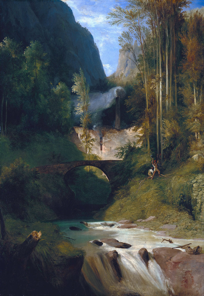 Detail of Gorge near Amalfi, 1831 by Carl Blechen
