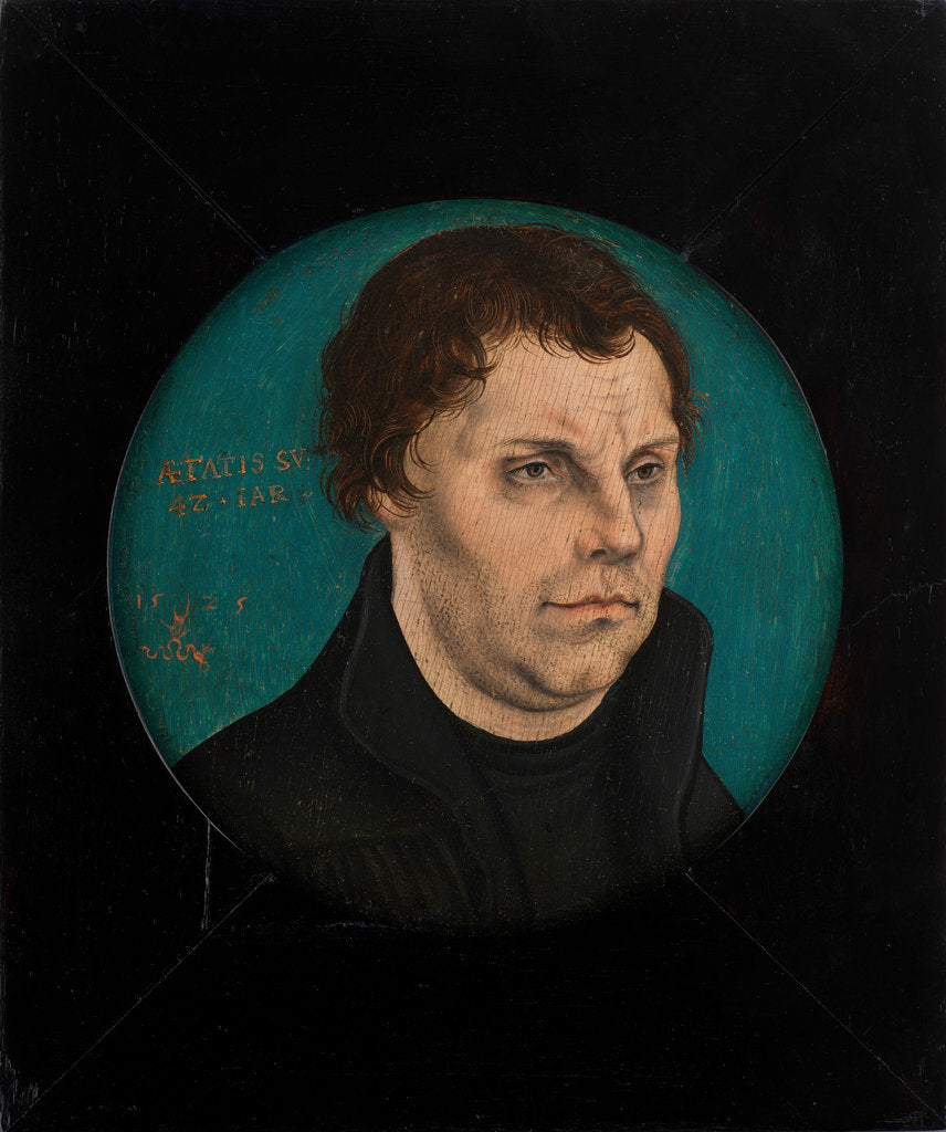 Martin Luther, 1525 by Lucas Cranach the Elder