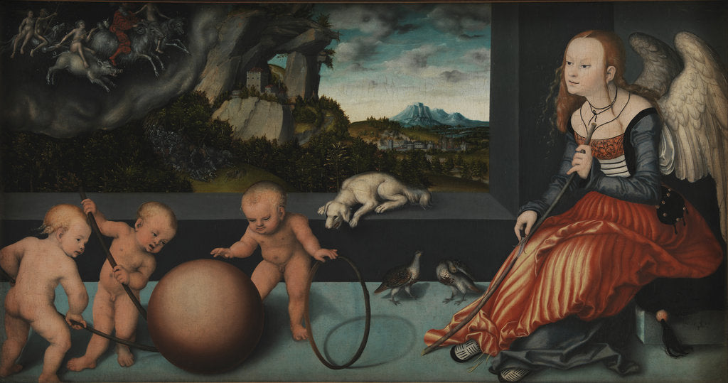 Detail of Melancholy, 1532 by Lucas Cranach the Elder