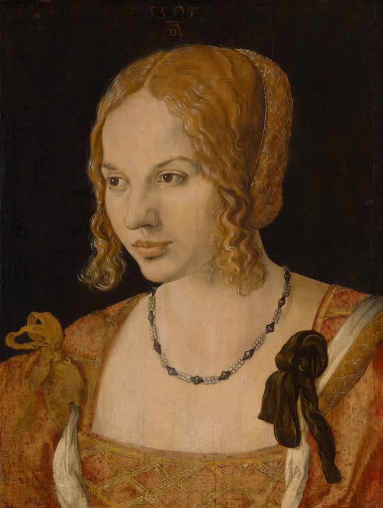 Detail of Portrait of a Young Venetian Woman, 1505 by Albrecht Dürer