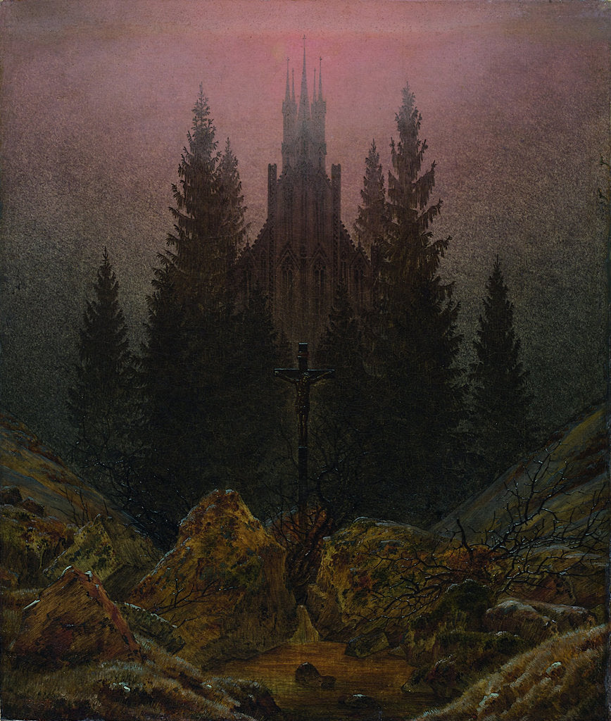 Detail of The Cross in the Mountains, ca 1812 by Caspar David Friedrich