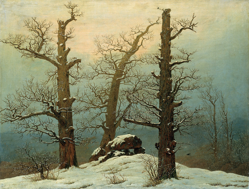 Detail of Cairn in Snow, 1807 by Caspar David Friedrich