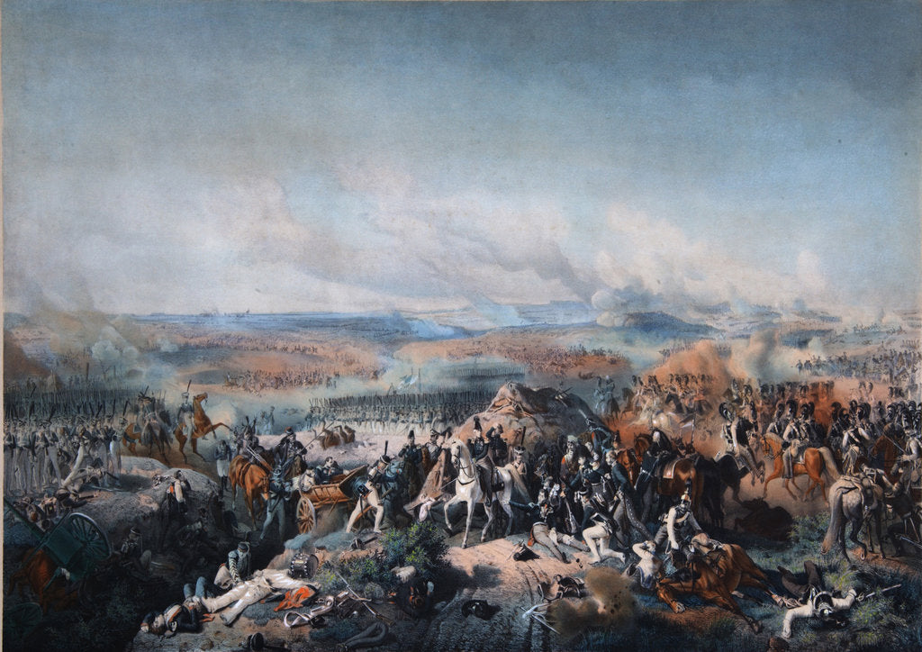 Detail of The Battle of Borodino on August 26, 1812, First quarter of 19th cen by Peter von Hess