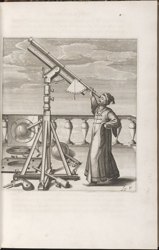 Detail of Johannes Hevelius, Selenographia, 1647 by Johannes Hevelius