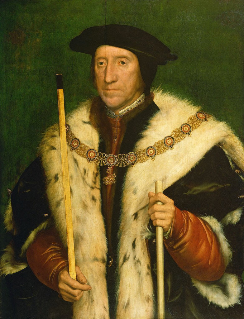 Detail of Portrait of Thomas Howard, 3rd Duke of Norfolk, c.1540 by Hans Holbein the Younger