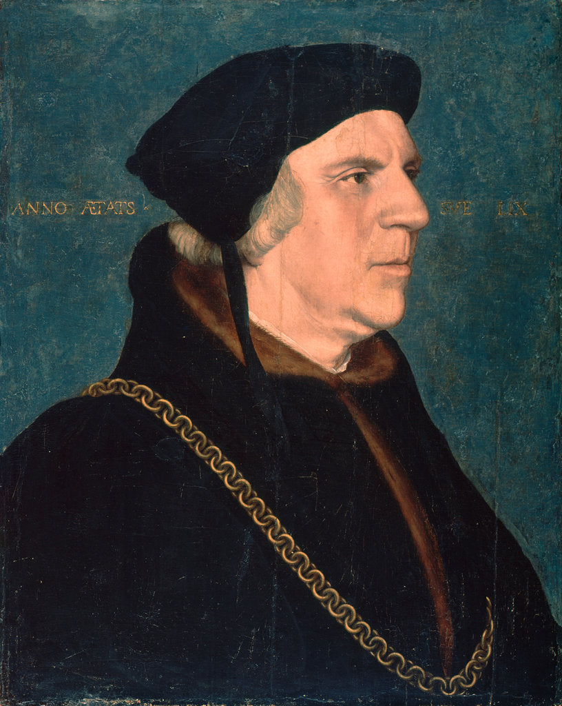 Detail of Portrait of Sir William Butts, 1543 by Hans Holbein the Younger