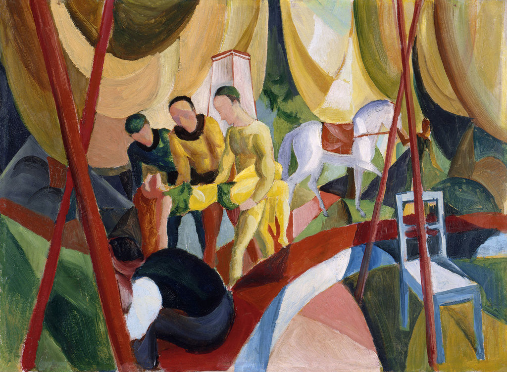 Detail of Circus by August Macke