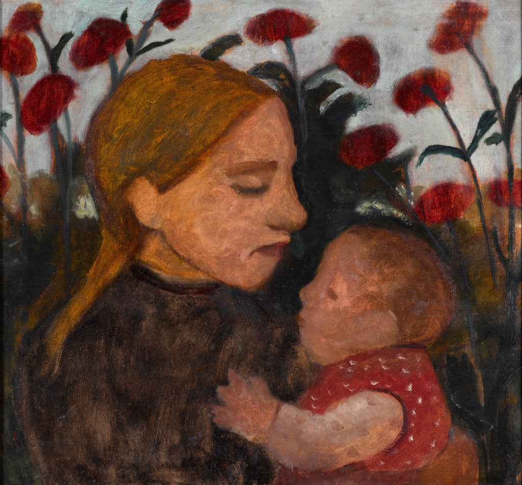 Detail of Girl with child, 1902 by Paula Modersohn-Becker
