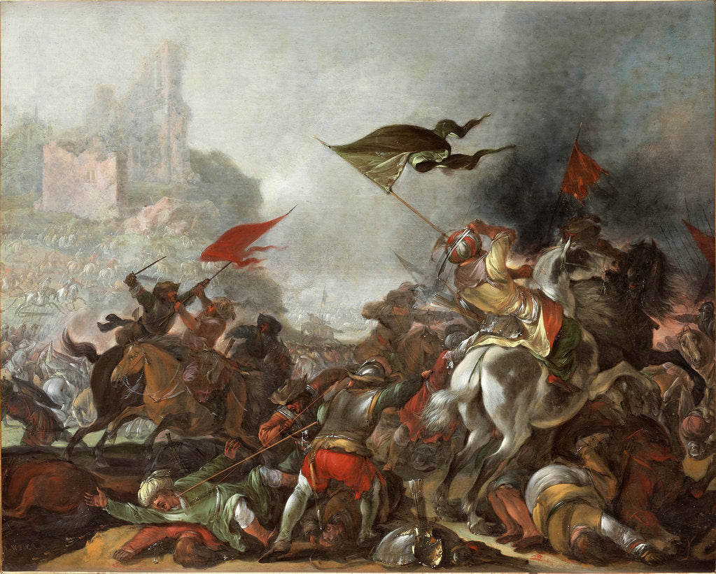 Detail of The Turkish War by Jacob Matthias Weyer