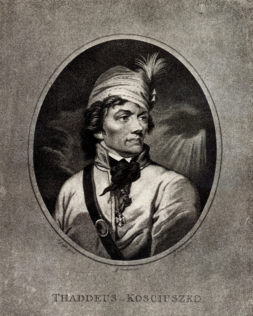 Detail of Portrait of Tadeusz Kosciuszko, Early 19th cen by Anonymous
