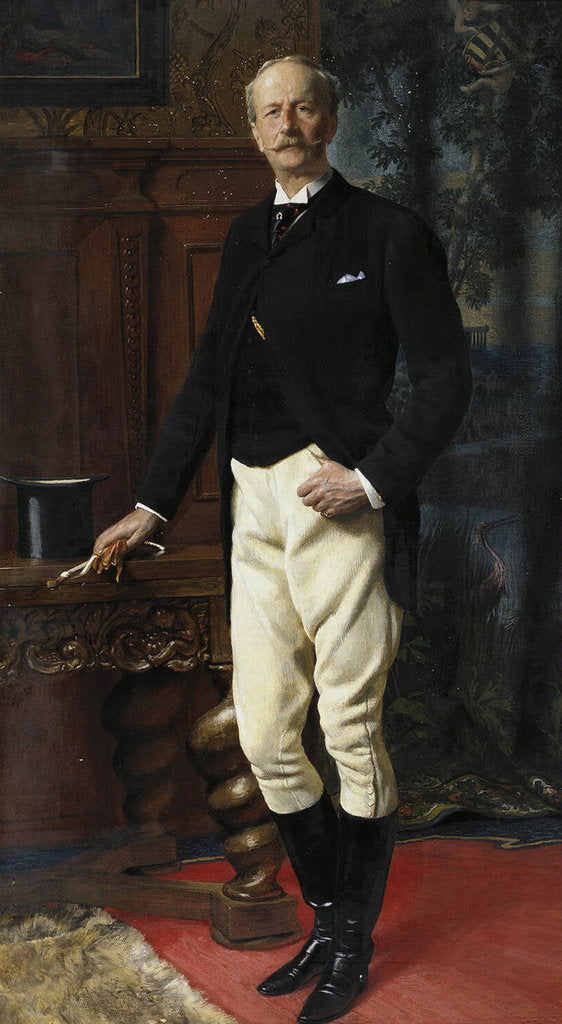 Detail of Portrait of Ernst I, Duke of Saxe-Altenburg, 1893 by Anonymous