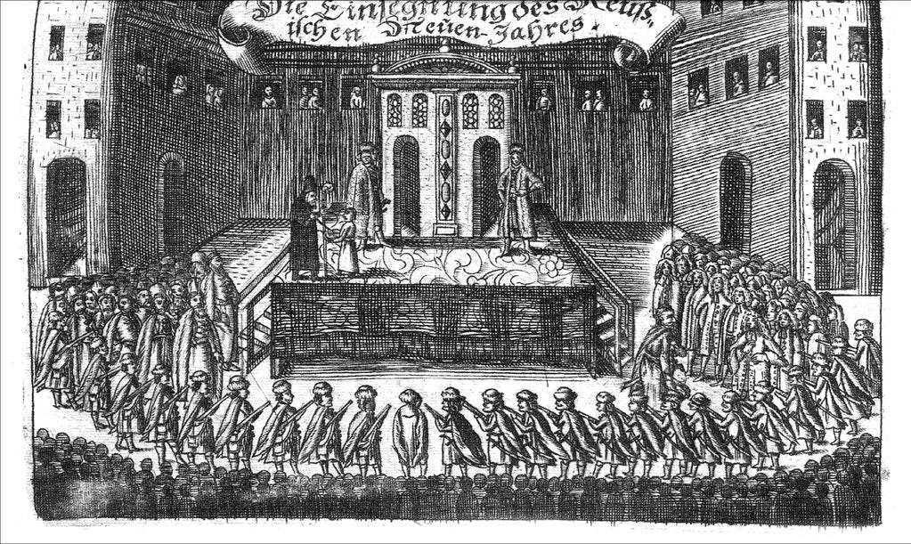 Detail of Blessing of the Russian New Year by Anonymous