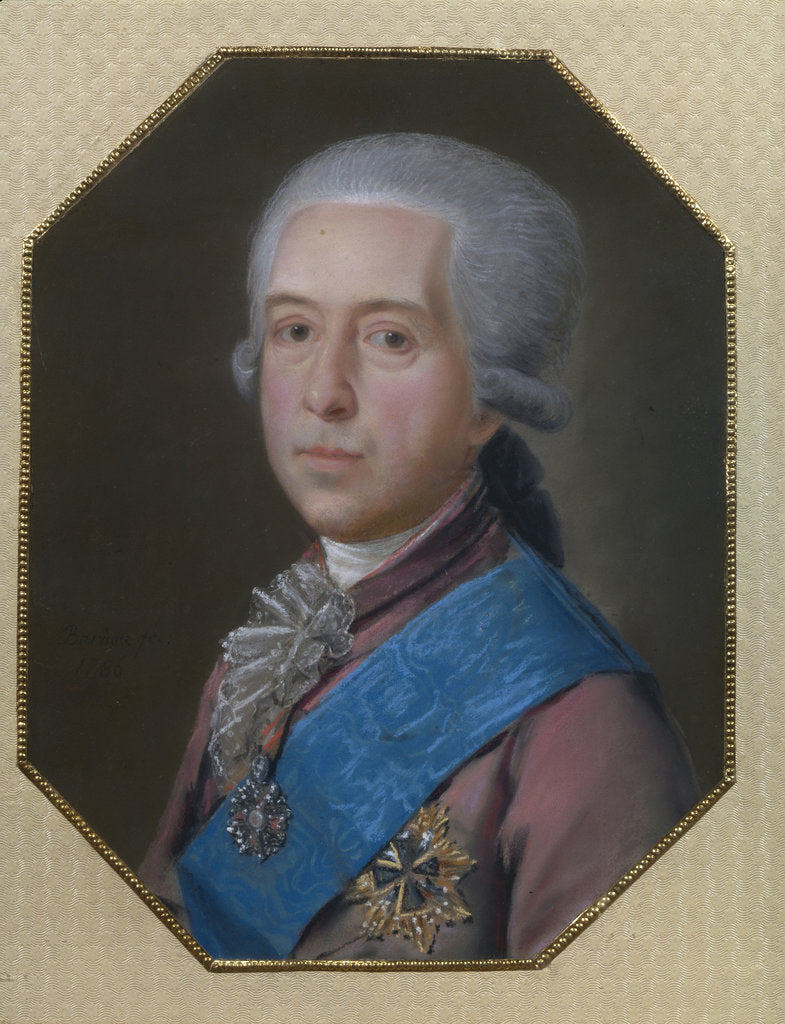 Detail of Portrait of General Count Mikhail Mikhaylovich Golitsyn, 1786 by Johann Bardou